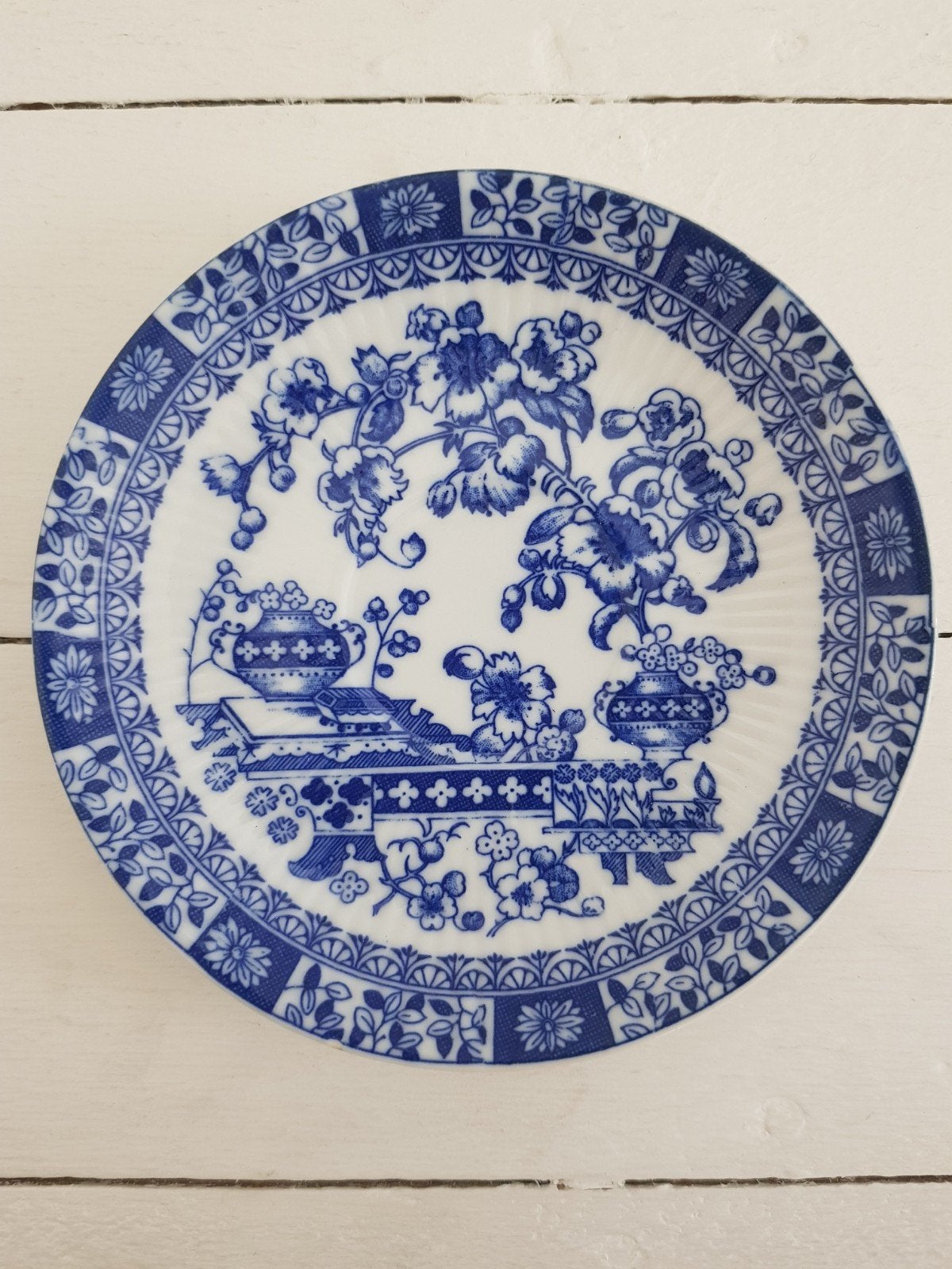 Klein bordje hollands blauw, Ophalen of Verzenden