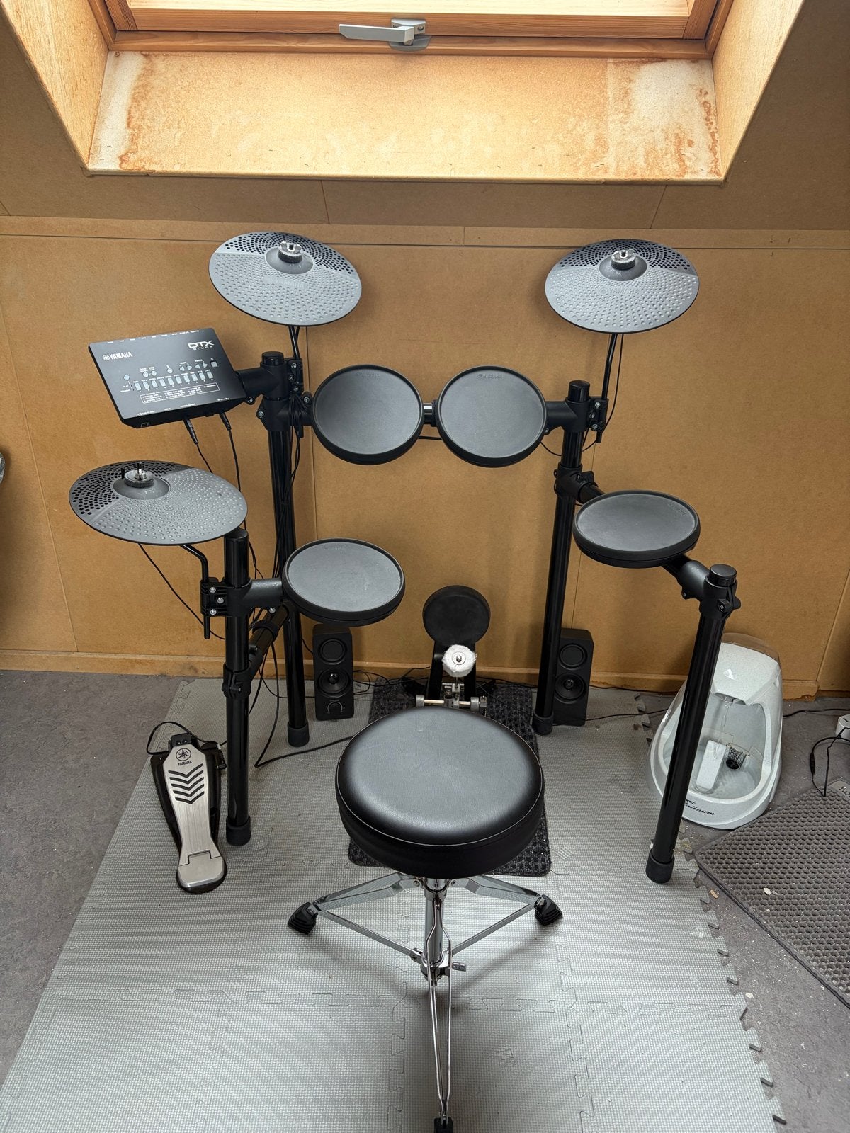 Yamaha DTX Elektronisch Drumstel - Compleet met Kruk, Muziek en Instrumenten, Ophalen, Zo goed als nieuw, Yamaha, Elektronisch