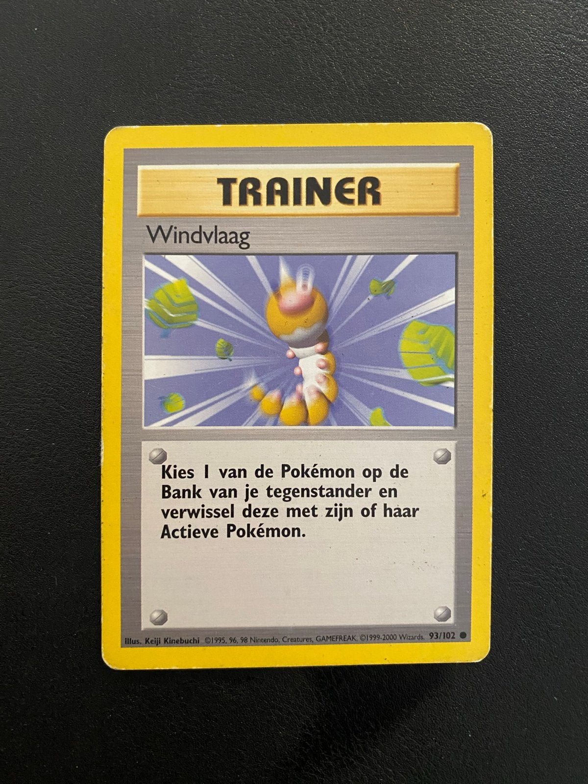 Windvlaag 93/102 Common Pokémon Base (1995) Set Nederlands, Ophalen of Verzenden, Zo goed als nieuw, Losse kaart