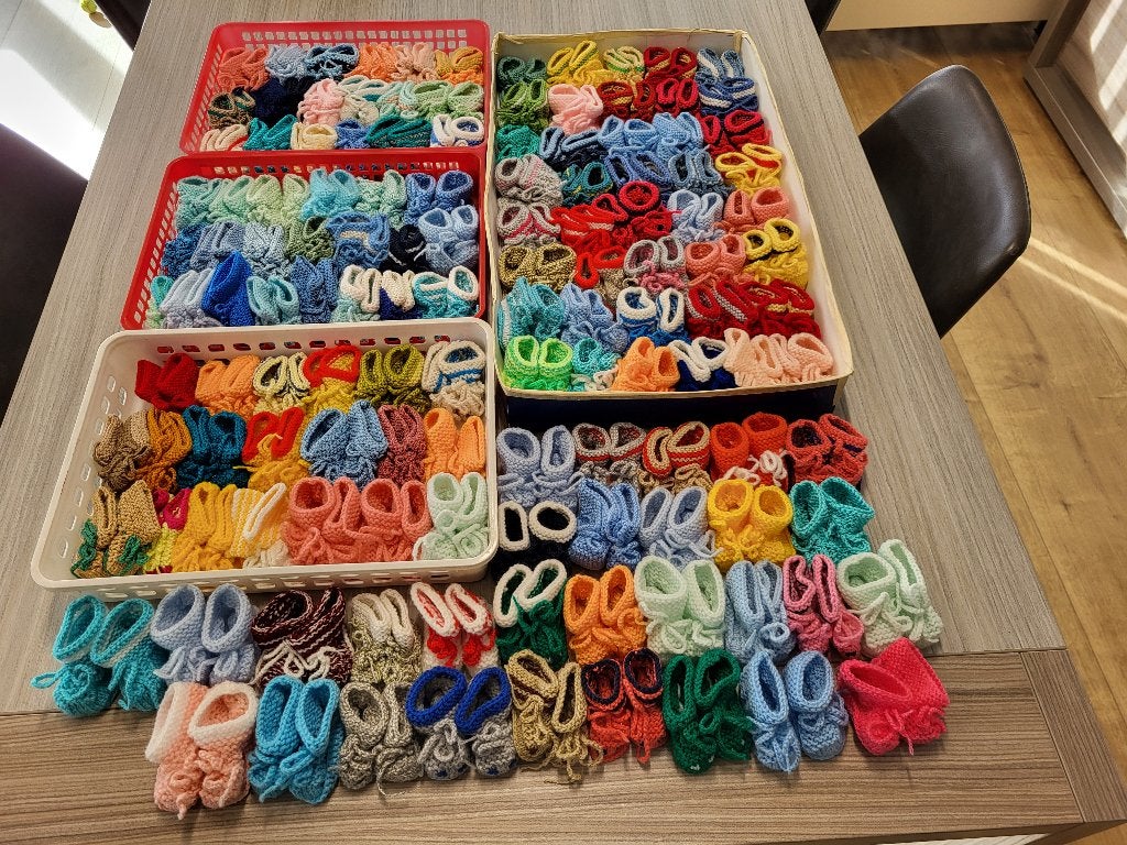 nieuw: poppenschoentjes, slofjes, Kinderen en Baby's, Ophalen of Verzenden, Nieuw, Babypop