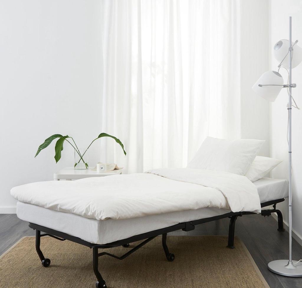 IKEA LYCKSELE MURBO slaapfauteuil / eenpersoonsbed, Ophalen, Eenpersoons, 190 cm of minder, Zo goed als nieuw