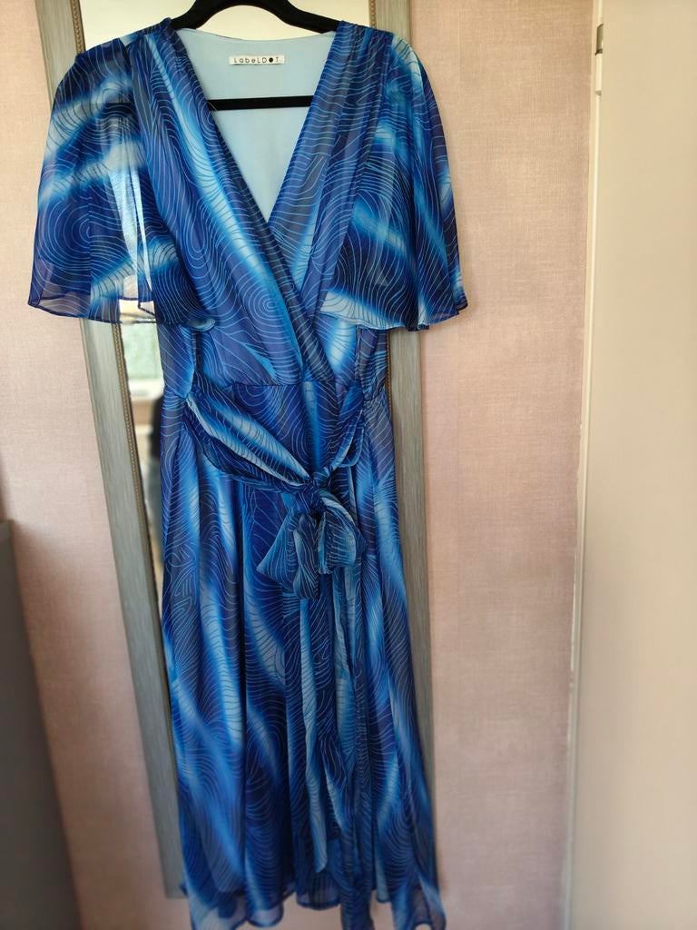 Prachtige blauwe jurk, Kleding | Dames, Gelegenheidskleding, Ophalen, Galajurk, Blauw, Maat 46/48 (XL) of groter