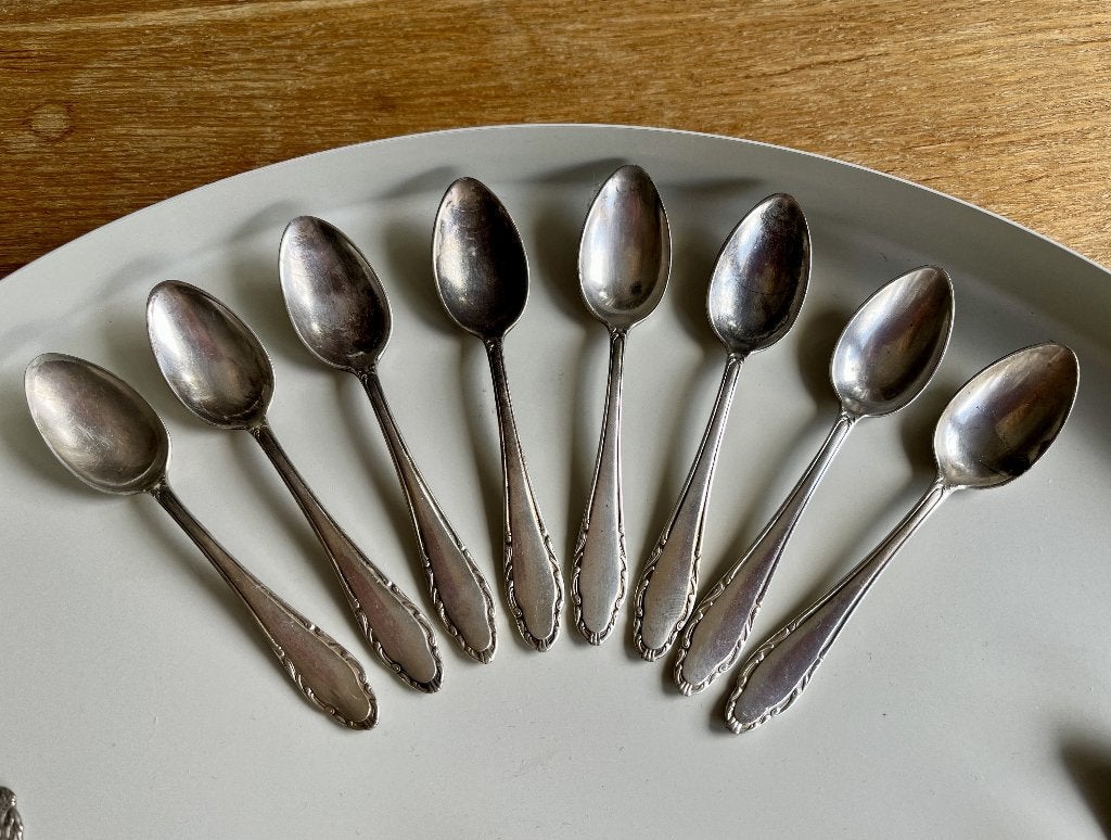 Lepeltjes verzilverd Wellner, Ophalen of Verzenden