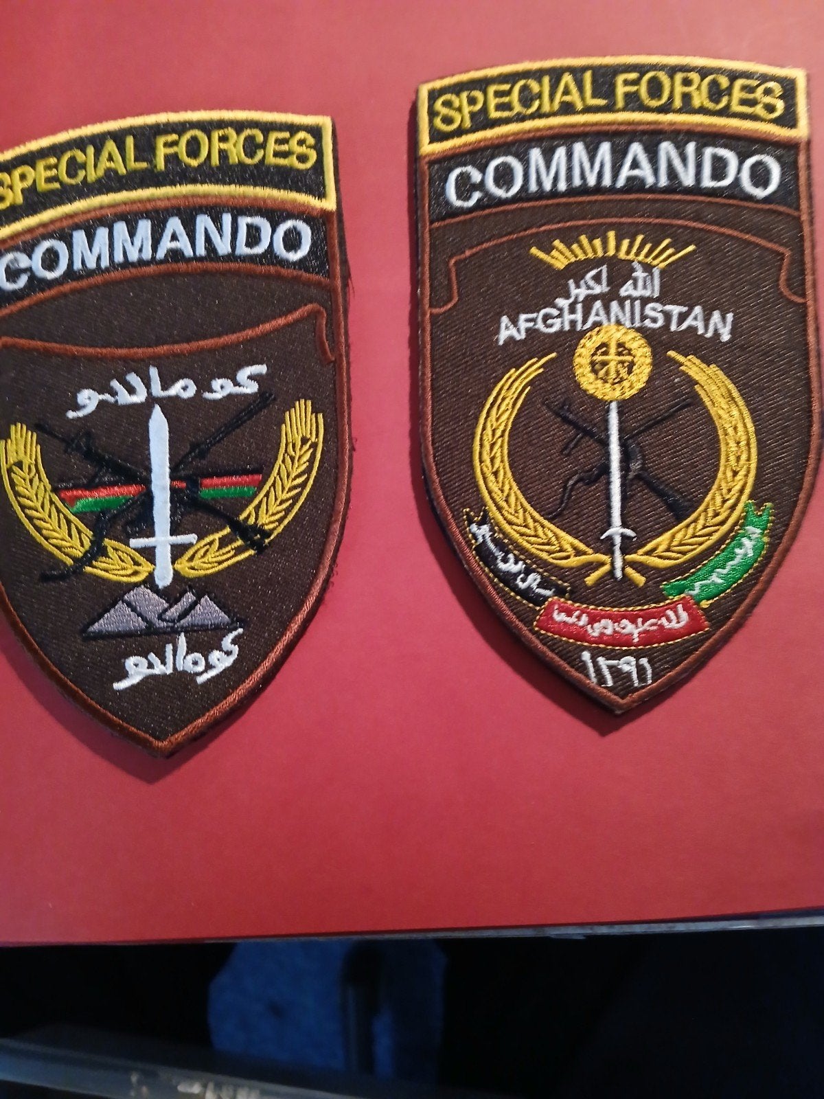 Special Forces Commando Afghanistan Emblemen, Verzamelen, Verzenden, Landmacht, Azië, Embleem of Badge