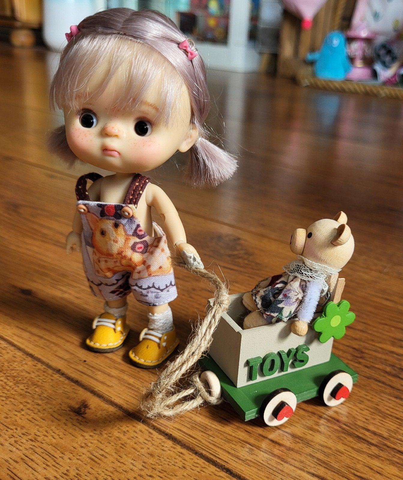 bjd ob11 , speelgoed/ accessoires , hand gemaakt hout nieuw, Verzamelen, Ophalen of Verzenden, Nieuw, Accessoires