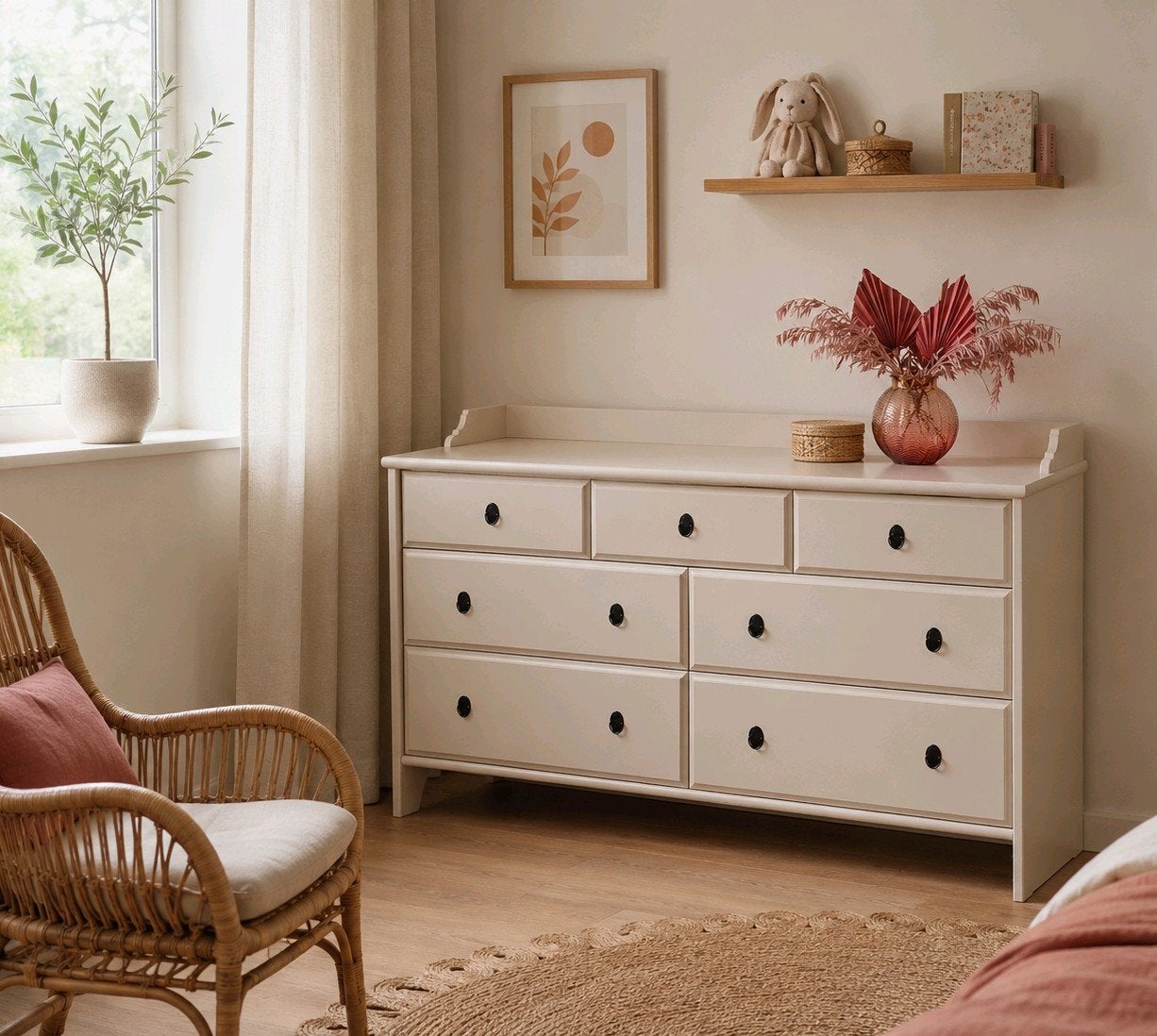 Ruime ikea lade kast, Huis en Inrichting, Kasten | Ladekasten, Ophalen, 100 tot 150 cm, 5 laden of meer, Zo goed als nieuw