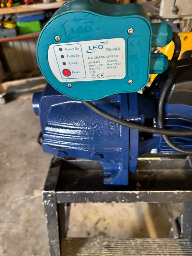 LEO waterpomp AJm75A3 met automatische schakelaar, Ophalen of Verzenden, Gebruikt, Elektrisch, Overige typen