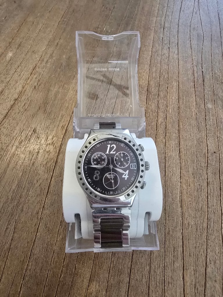Swatch Irony Chrono, Staal, Staal, Polshorloge, Swatch