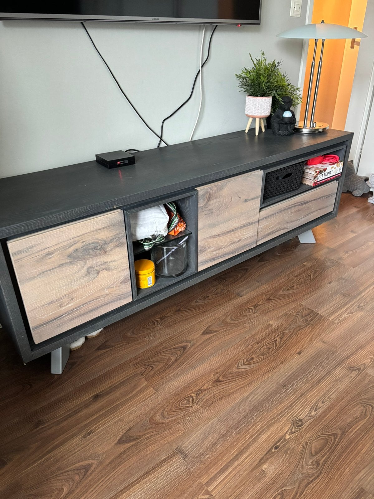 Salontafel en bijpassende tv meubel, Huis en Inrichting, Kasten | Televisiemeubels, Ophalen, 100 tot 150 cm, 75 cm of meer, 100 tot 150 cm