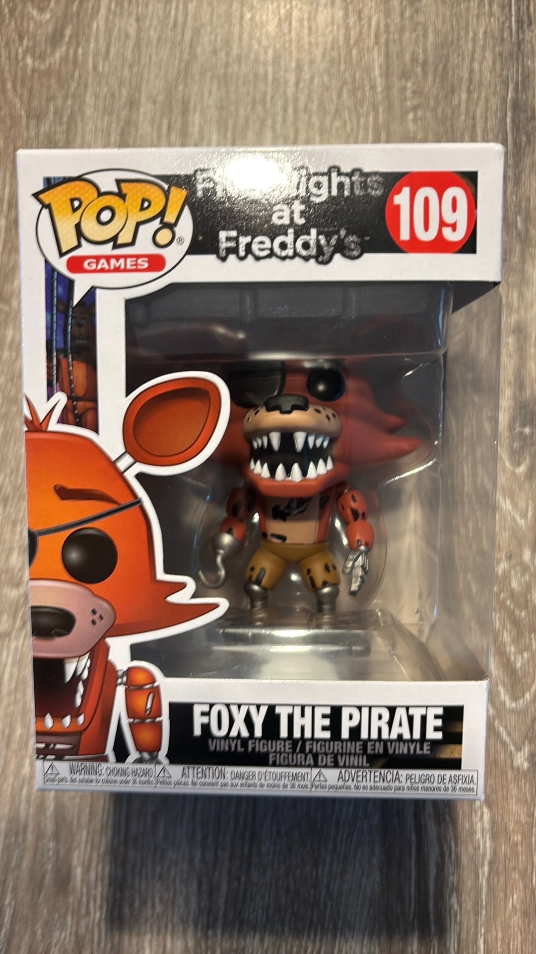 Funko - 109 - FNAF - Foxy the Pirate, Ophalen of Verzenden, Zo goed als nieuw