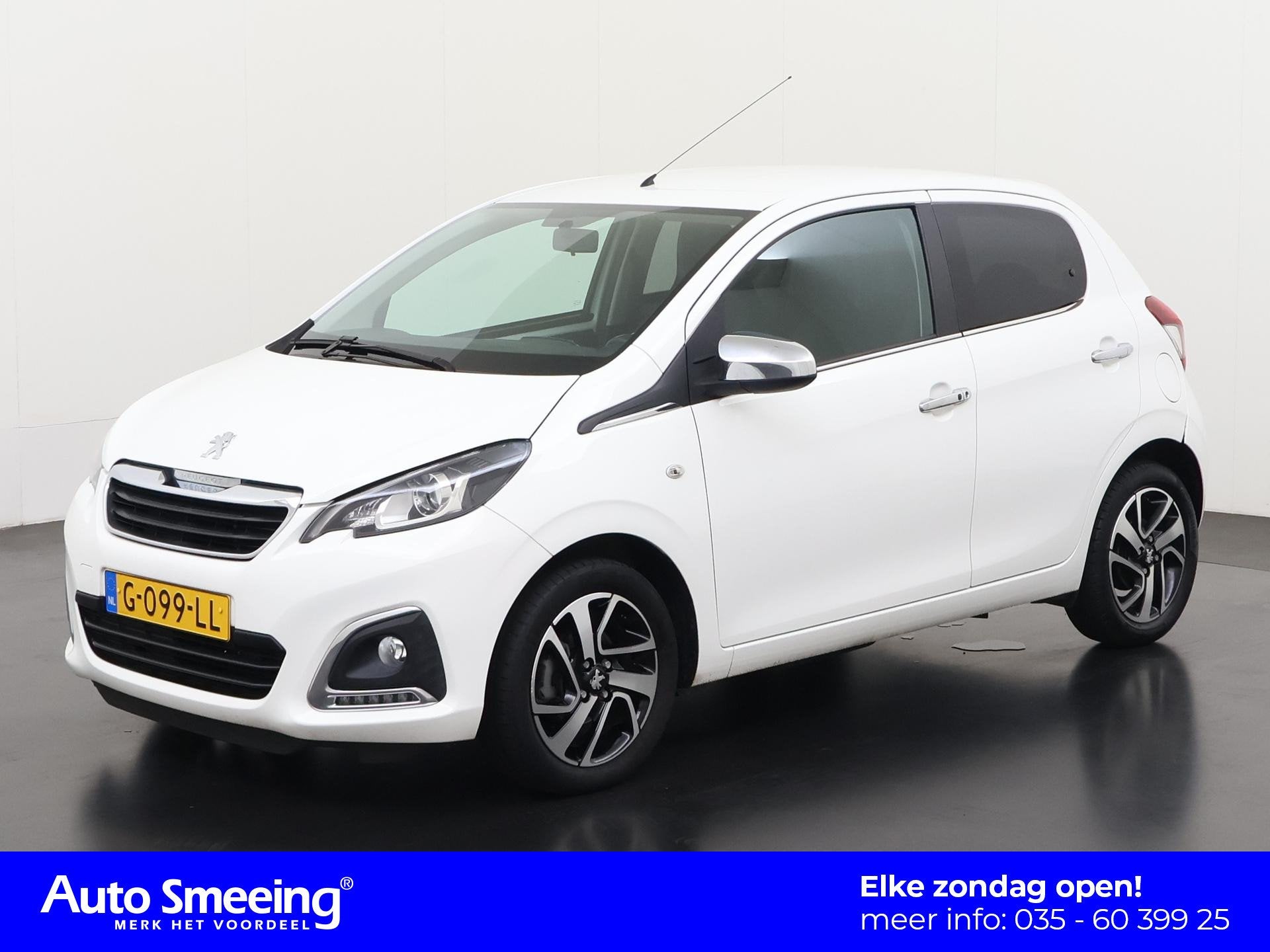 Peugeot 108 1.0 e-VTi Allure | Camera | CarPlay | Zondag Ope, Voorwielaandrijving, Stof, Gebruikt, 4 stoelen
