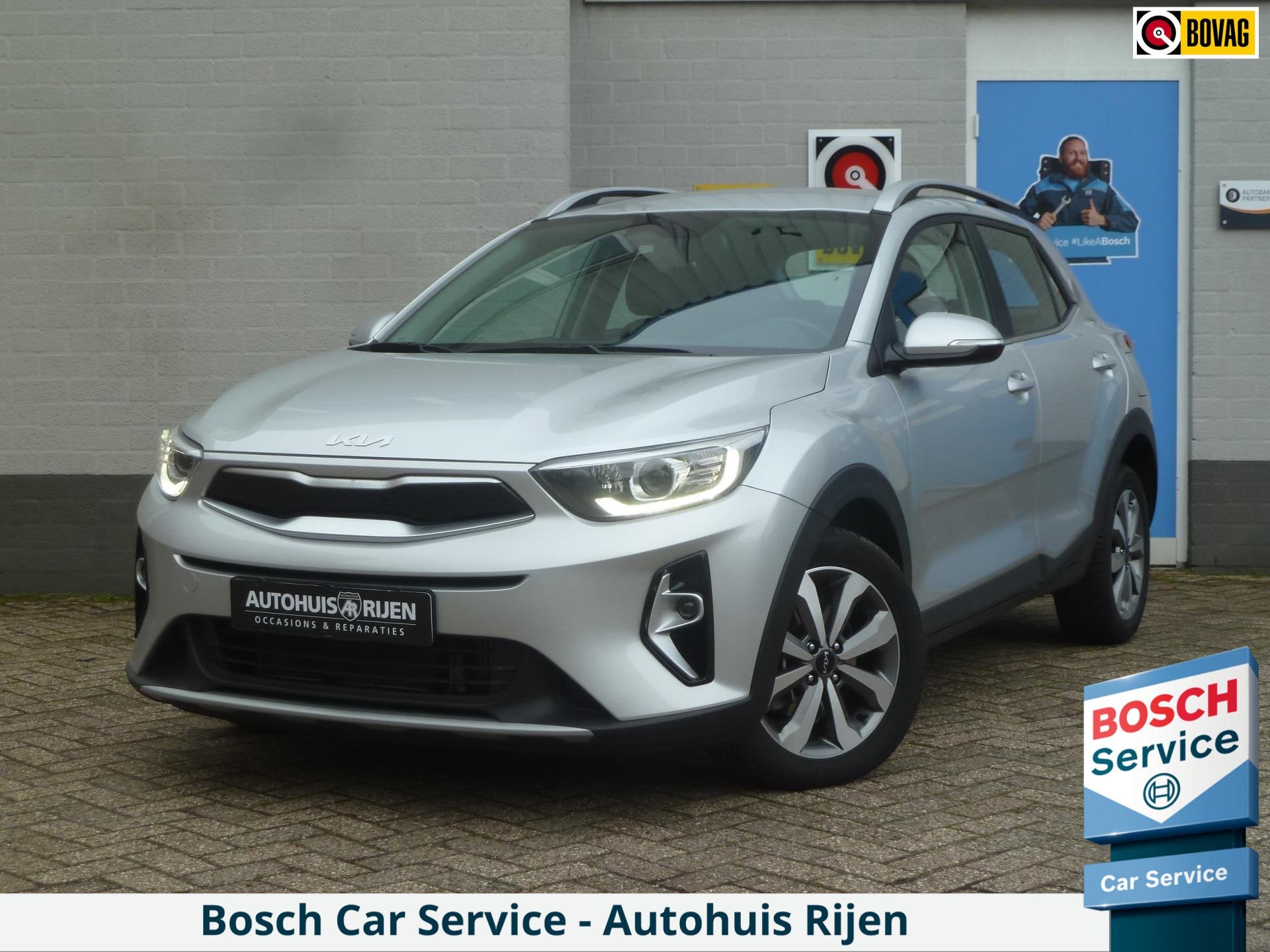 Kia Stonic 1.0 T-GDi MHEV Pulse Automaat|Navi|Camera|Climate, Auto's, Zwart, 100 pk, Bedrijf, 19 km/l
