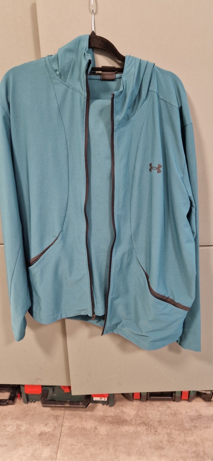Under Armour Trainingspak - Zo goed als nieuw, Blauw, Maat 46/48 (XL) of groter, Ophalen of Verzenden, Zo goed als nieuw