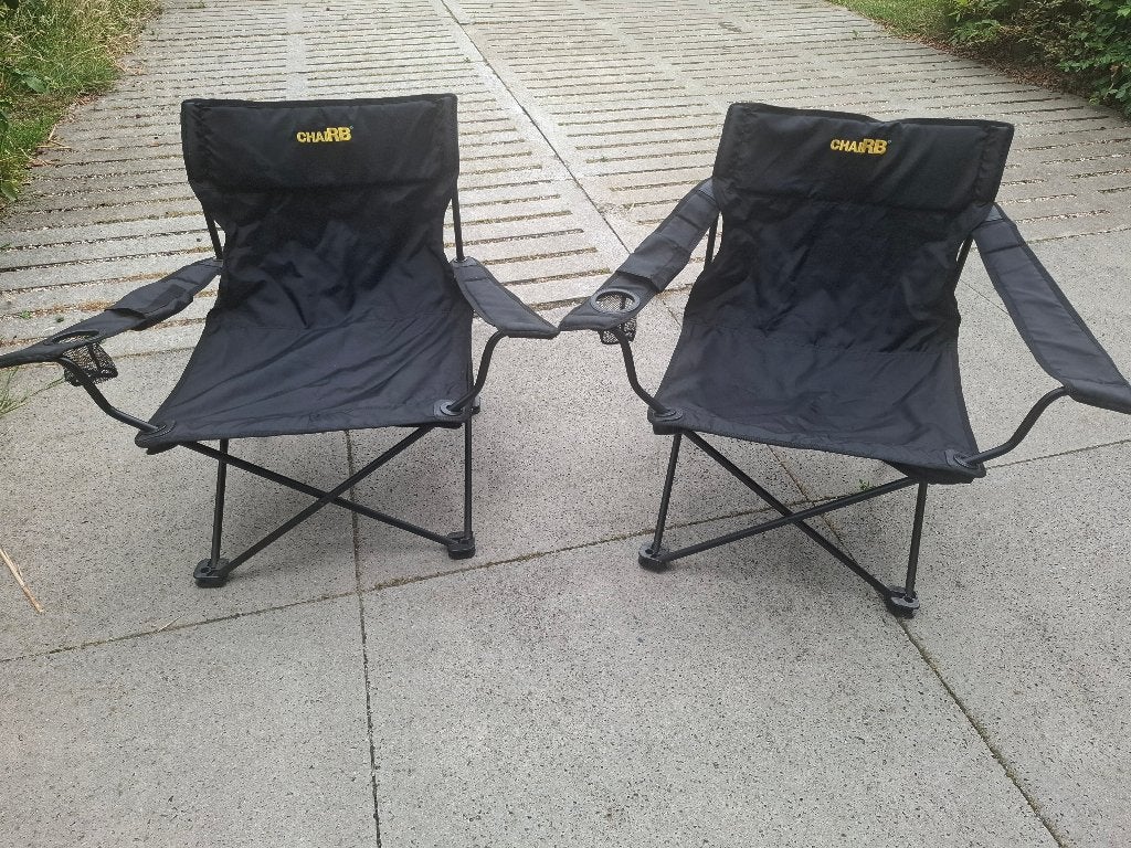 CAMPINGSTOEL 2X merk ChaiRB, Ophalen, Zo goed als nieuw, Campingstoel