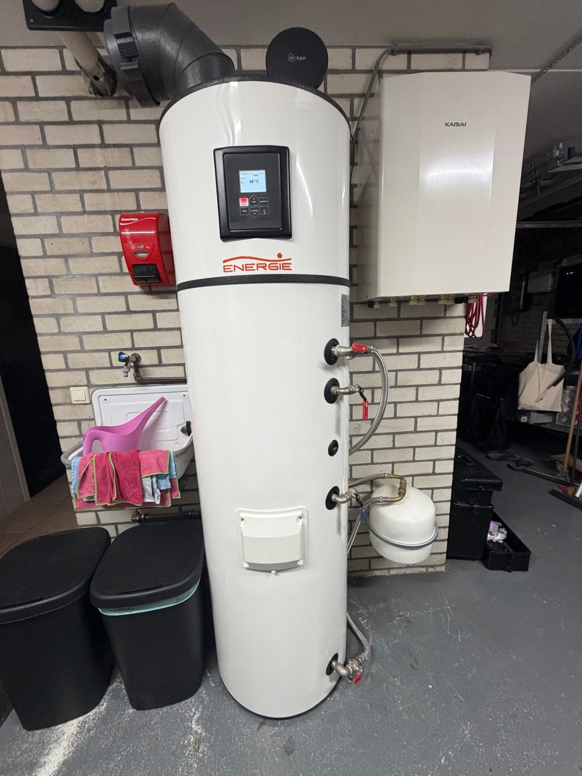 Energie Aquapura Monobloc 270L Warmtepompboiler, Ophalen, Hoog rendement (Hr), Overige typen, Zo goed als nieuw