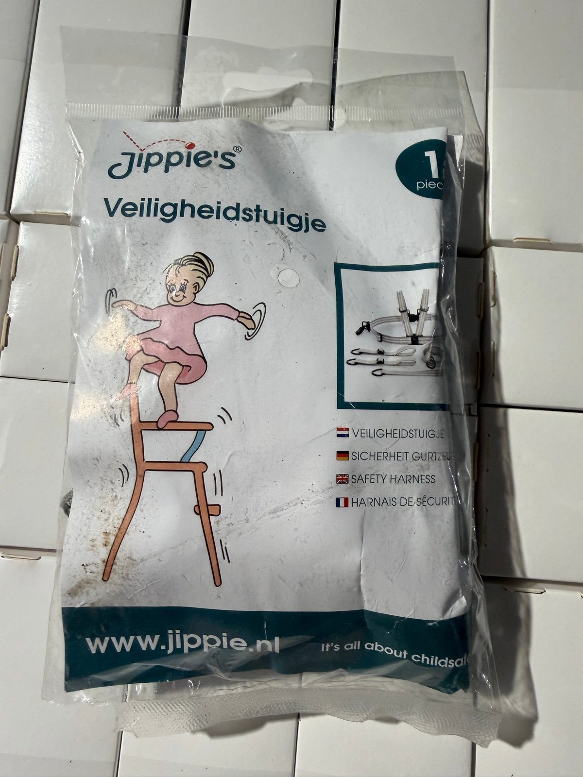 Jippie's Veiligheidstuigje voor kinderstoel, Kinderen en Baby's, Ophalen of Verzenden, Nieuw, Overige typen, Gordel(s)