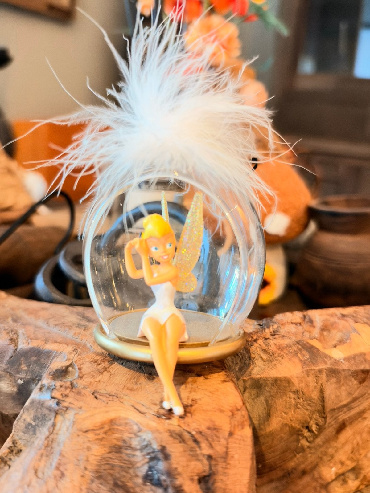 Disney Tinkerbell, Ophalen of Verzenden, Overige figuren, Zo goed als nieuw, Beeldje of Figuurtje