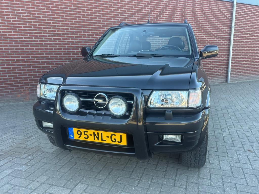 Opel Frontera 3.2 MV6 Olympus 4x4 / Nap / Airco / Trekhaak /, Gebruikt, 2800 kg, Zwart, Origineel Nederlands