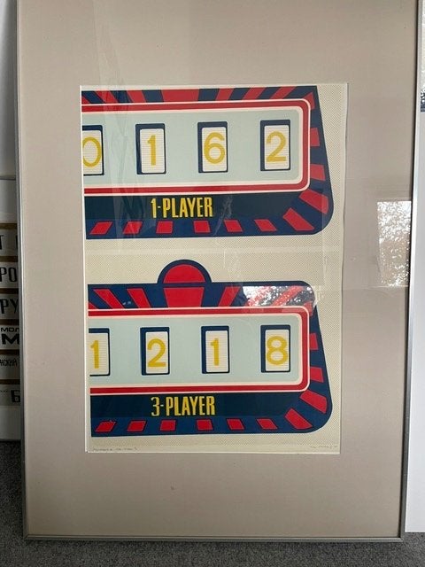 flipperkast 3, Gesigneerd, Ophalen, Zeefdruk