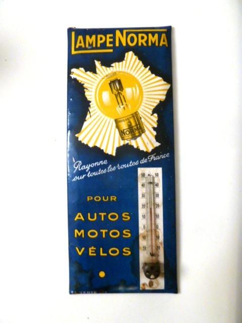 glacoide reclamebord lamp garage thermometer no emaille bord, Ophalen of Verzenden, Gebruikt, Reclamebord