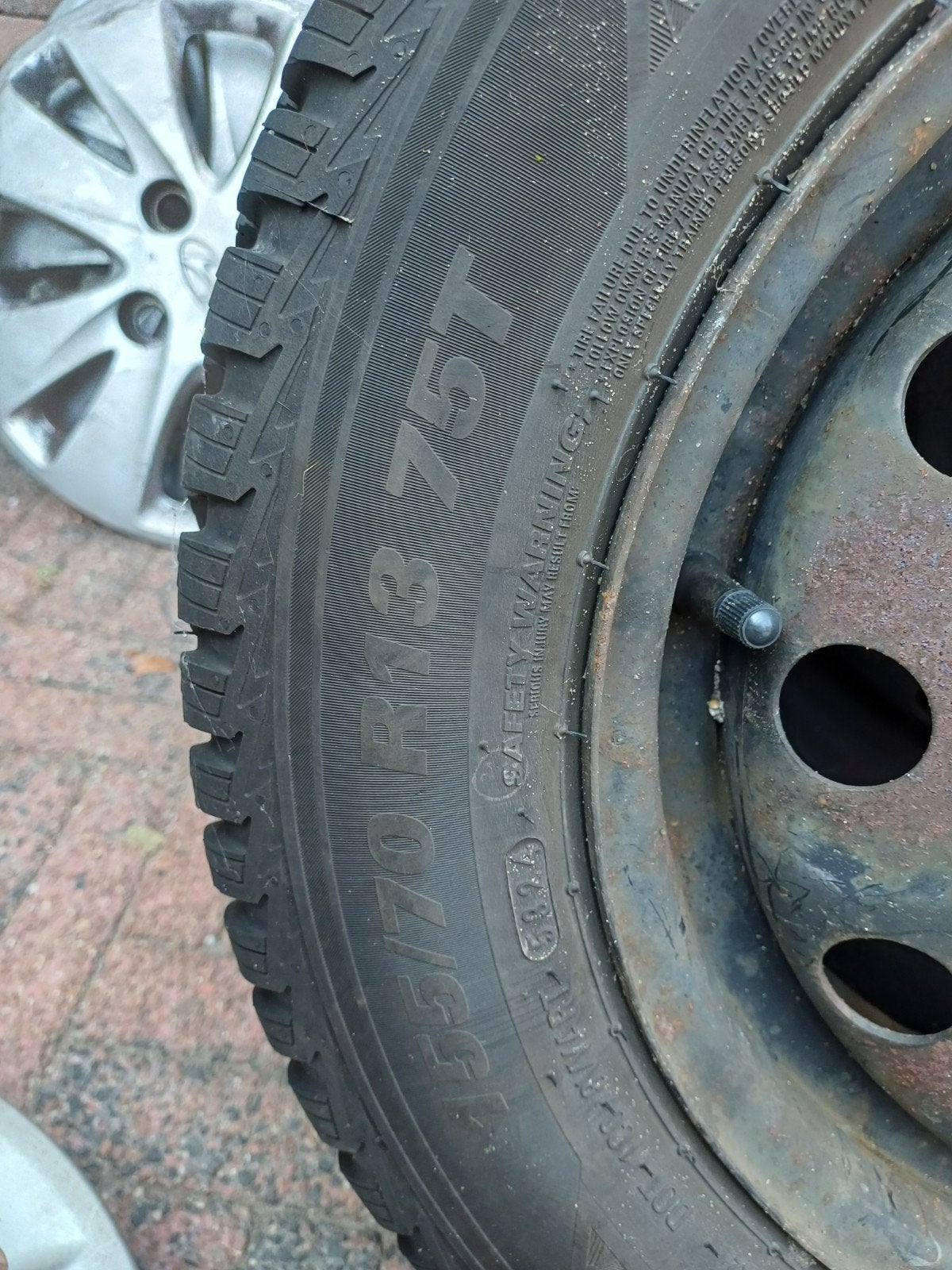 Banden met velg, Ophalen