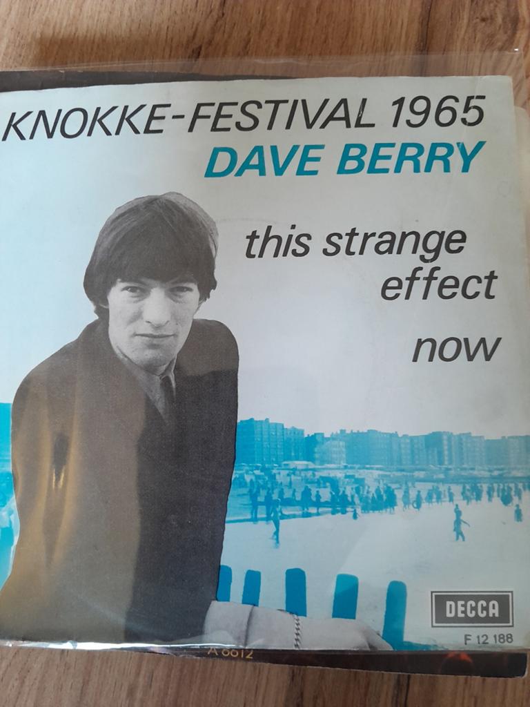 Dave berry 7inch this strange effect, Ophalen of Verzenden, Zo goed als nieuw, Pop