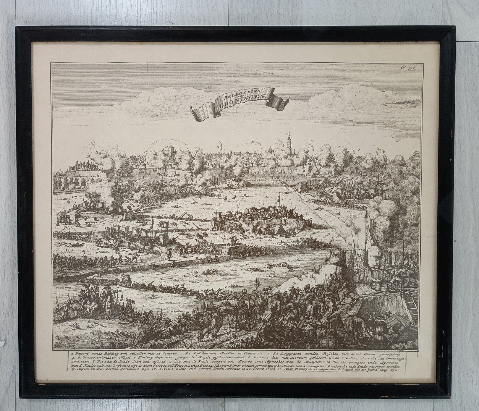 Belegering van Groningen, Antiek en Kunst, Kunst | Etsen en Gravures, Ophalen of Verzenden