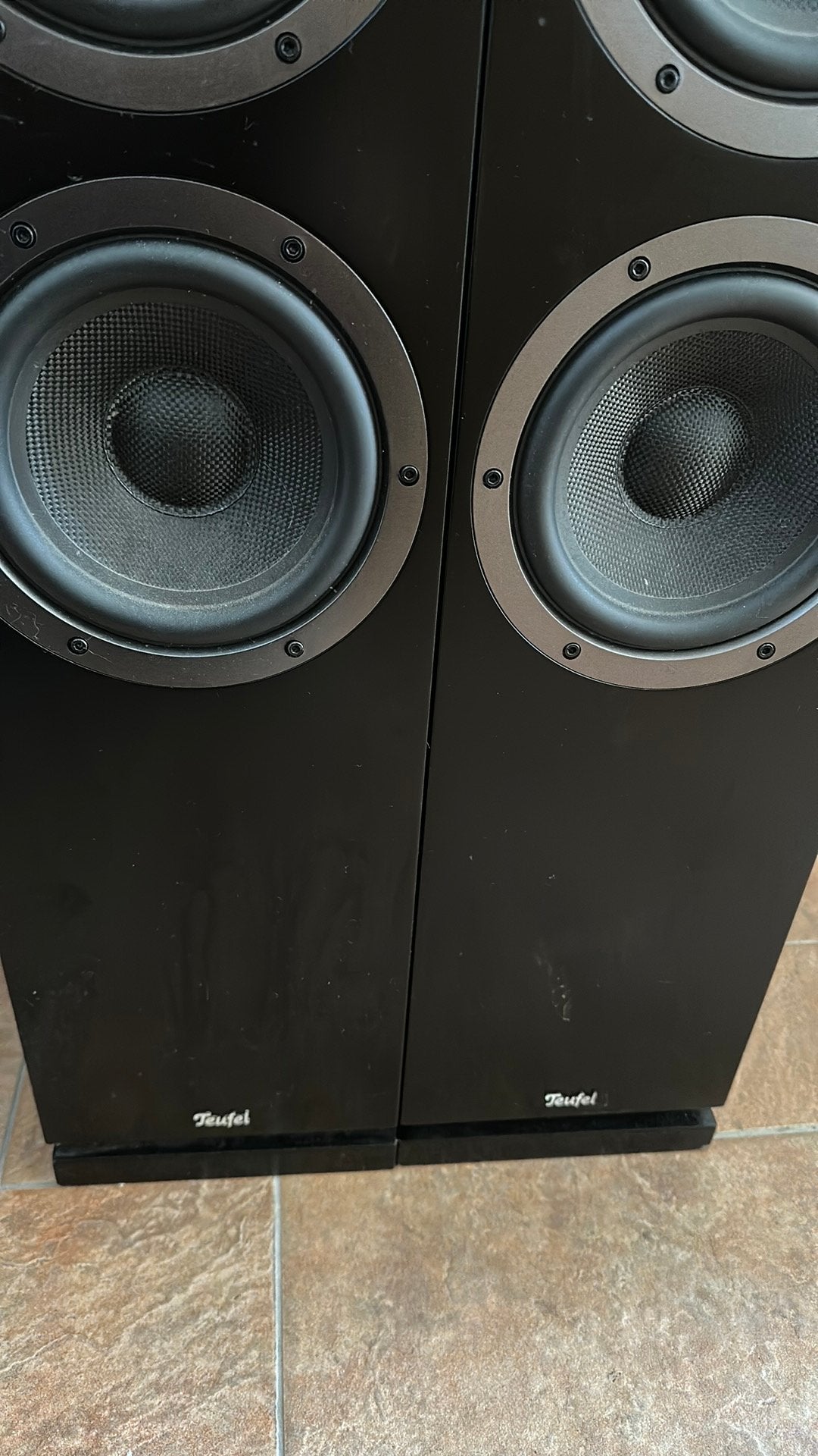 Teufel vloerspeakers, Ophalen, Zo goed als nieuw, Overige merken