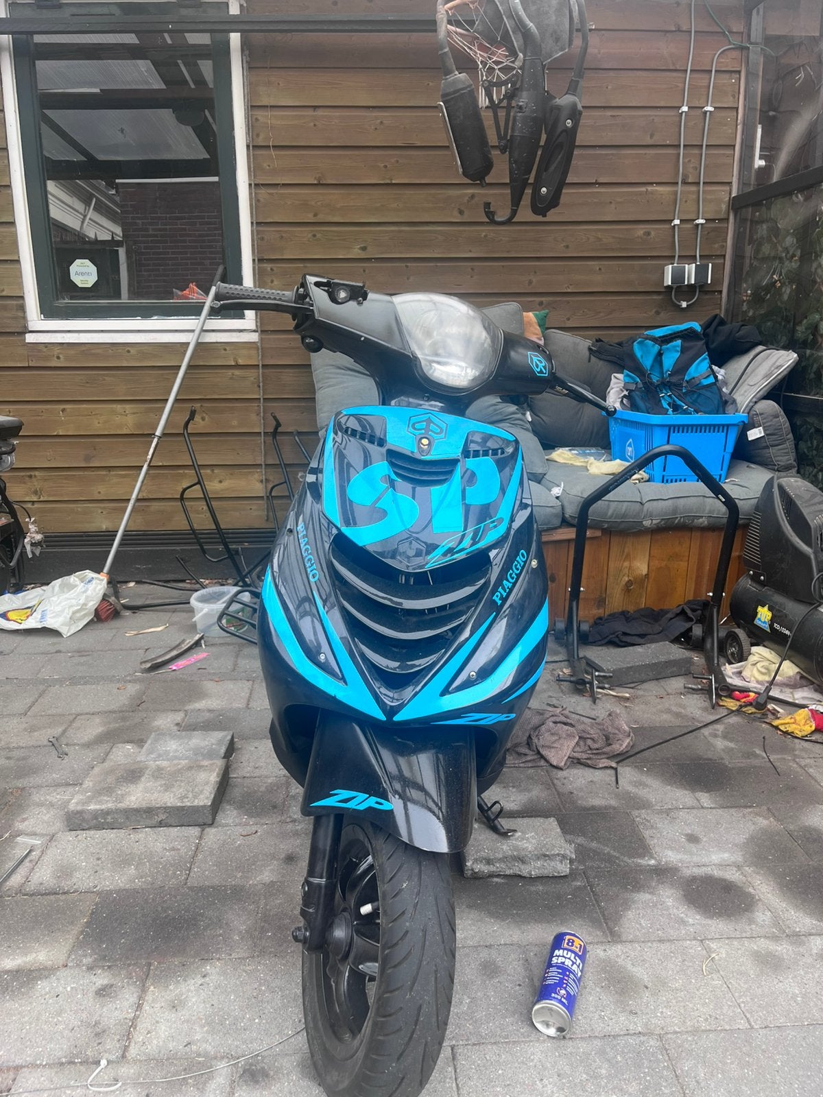 Piaggio Zip Stage 6 MK2 Racing, Fietsen en Brommers, Scooters | Piaggio, Zo goed als nieuw, Zip, Tweetakt, Ophalen of Verzenden