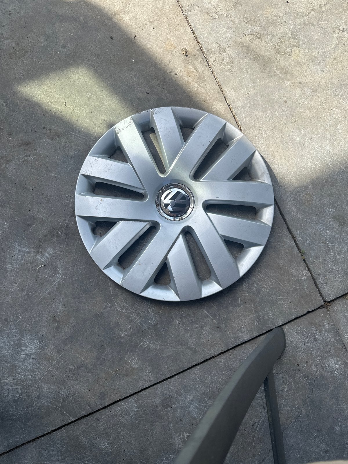 15 inch wieldoppen VW Polo - Licht beschadigd, Ophalen of Verzenden, Gebruikt