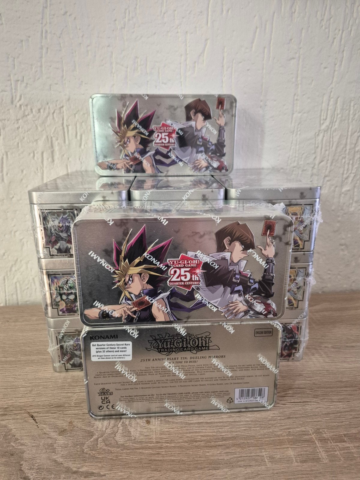 Yu-gi-oh 25th Anniversary Tin: Duelling Mirror (10+2 gratis), Ophalen of Verzenden, Nieuw, Booster, Foil