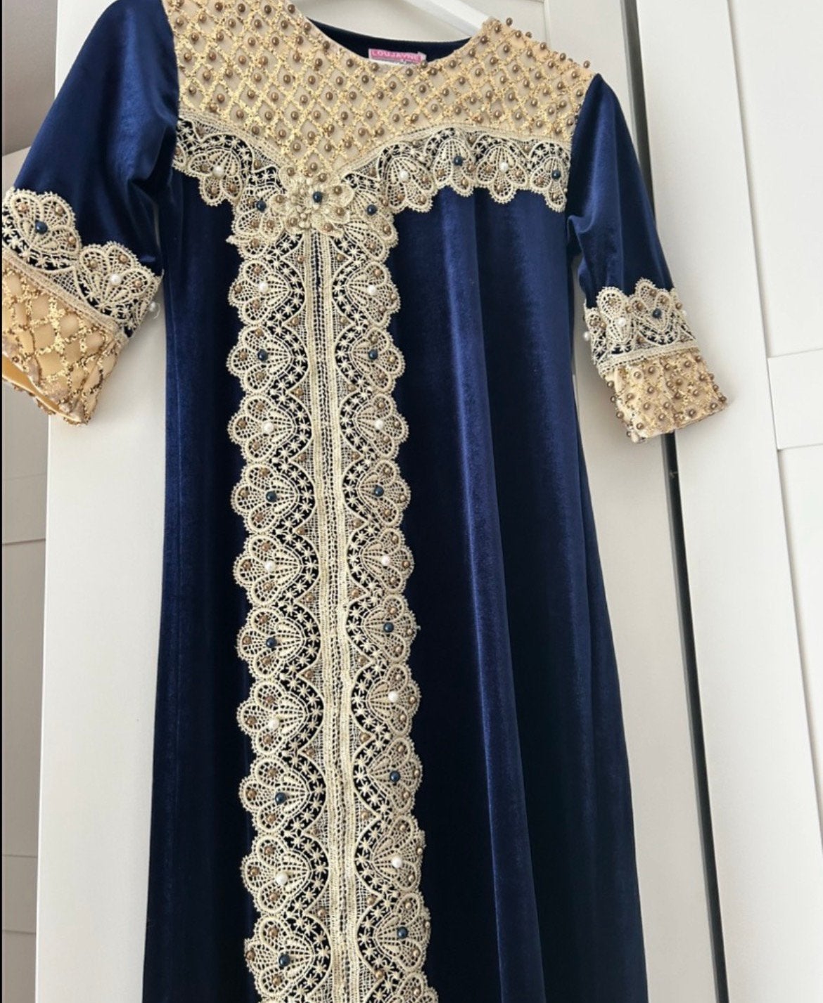 Marokkaanse kaftan Caftan meisjes leeftijd 8/9 jaar, Ophalen of Verzenden, Zo goed als nieuw, Maat 34 (XS) of kleiner, Overige typen