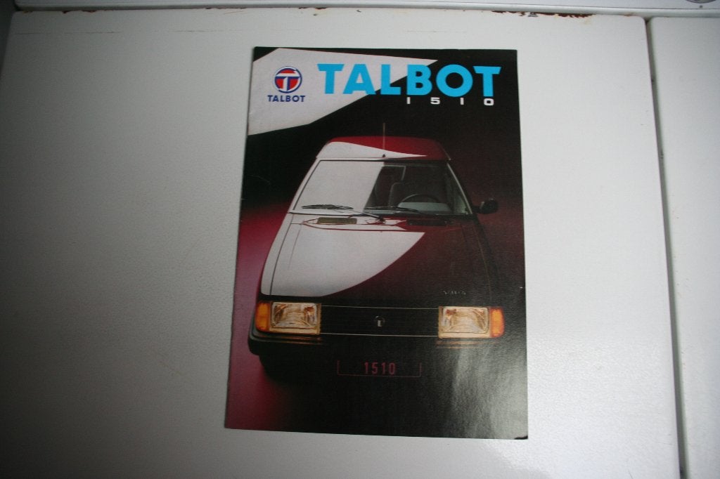 Folder Talbot 1510 (09-1981) (31), Ophalen of Verzenden, Nieuw, Overige merken