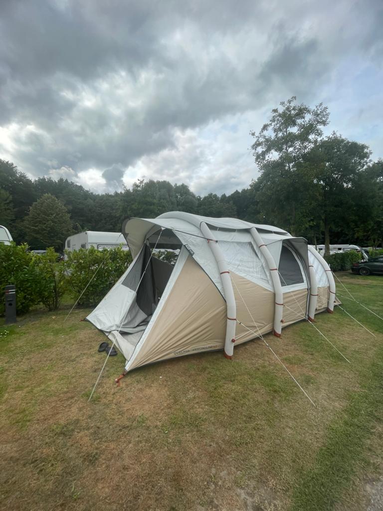 Quechua Air Seconds 6.3 Fresh & Black, Caravans en Kamperen, Tenten, Ophalen of Verzenden, Gebruikt, Tot en met 6