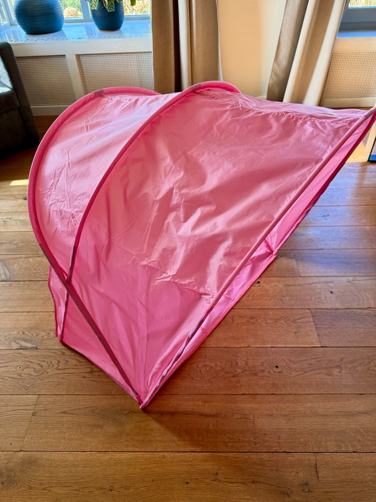 IKEA SUFFLETT Bedtent roze 70/80/90 cm, Kinderen en Baby's, Ophalen, Zo goed als nieuw, 160 tot 180 cm, 70 tot 85 cm