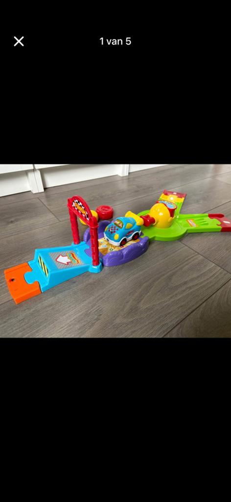 VTech Toet Toet Auto's speelset met takelwagen, Ophalen of Verzenden, Gebruikt, 6 maanden tot 2 jaar