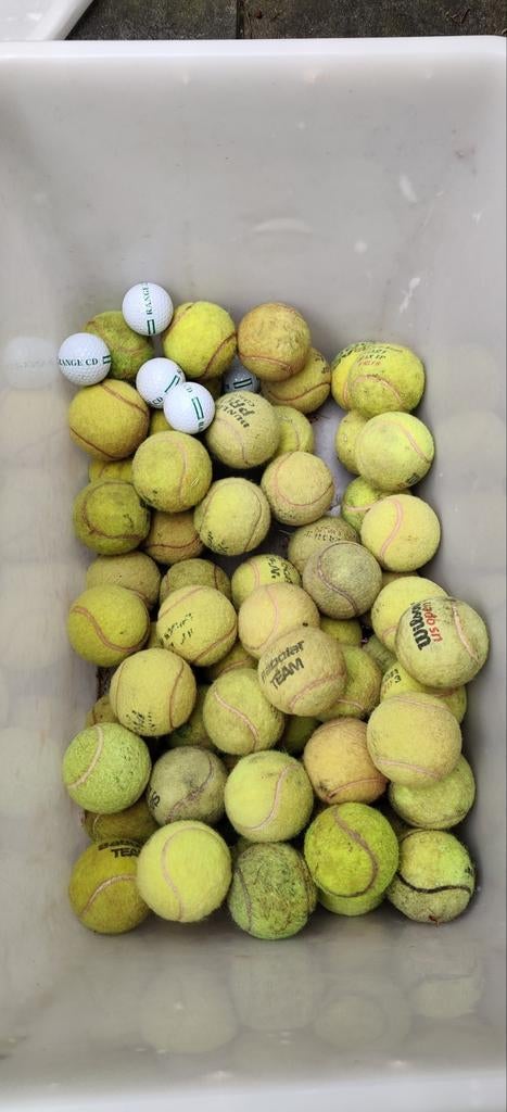 Tennisballen en golfballen, Dieren en Toebehoren, Hondenspeelgoed, Ophalen of Verzenden, Gebruikt, Hondenballen