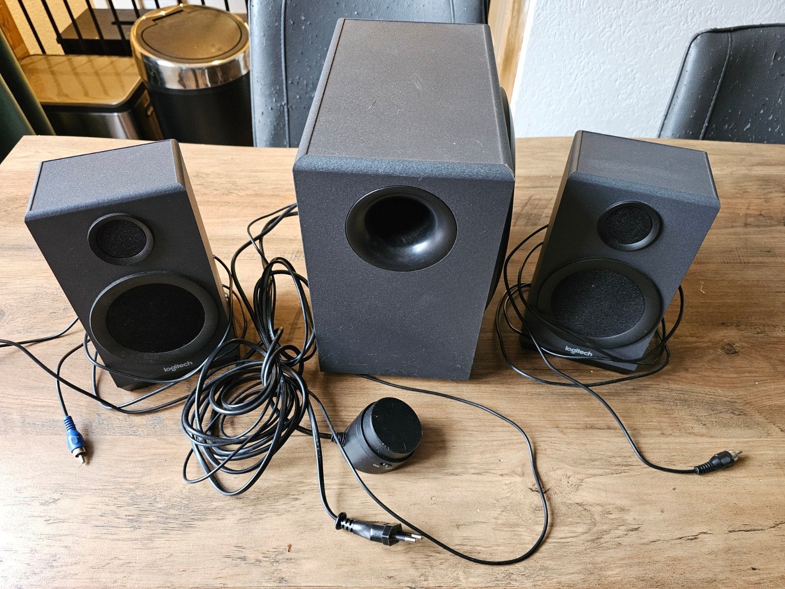 Logitech Luidsprekerset met Subwoofer, Ophalen of Verzenden, Gebruikt, Audiokanaal 2.1, Logitech