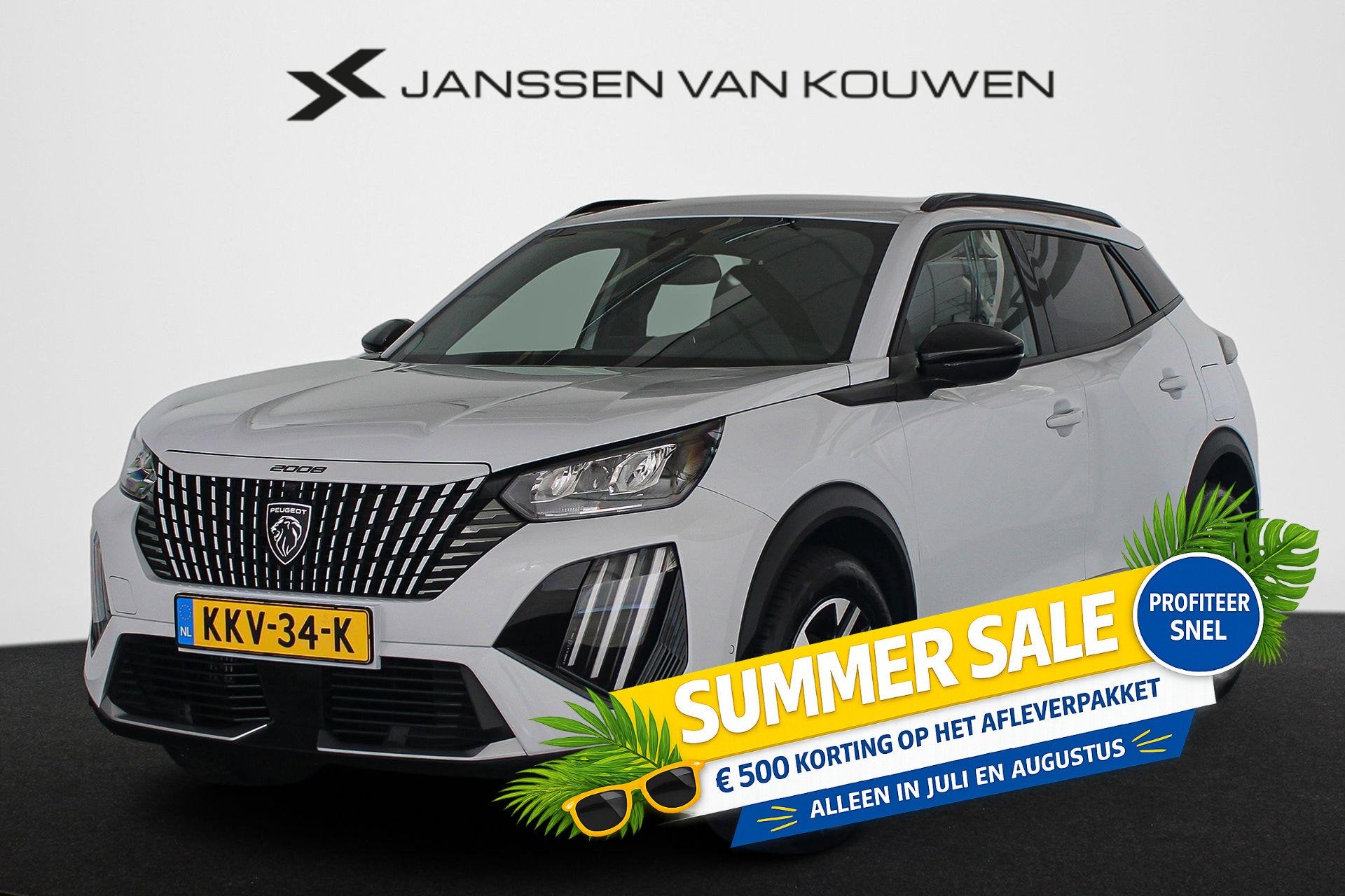 Peugeot 2008 1.2 Hybrid 145 Allure Keyless Achteruitrijcamer, 1272 kg, Gebruikt, Euro 6, 1199 cc