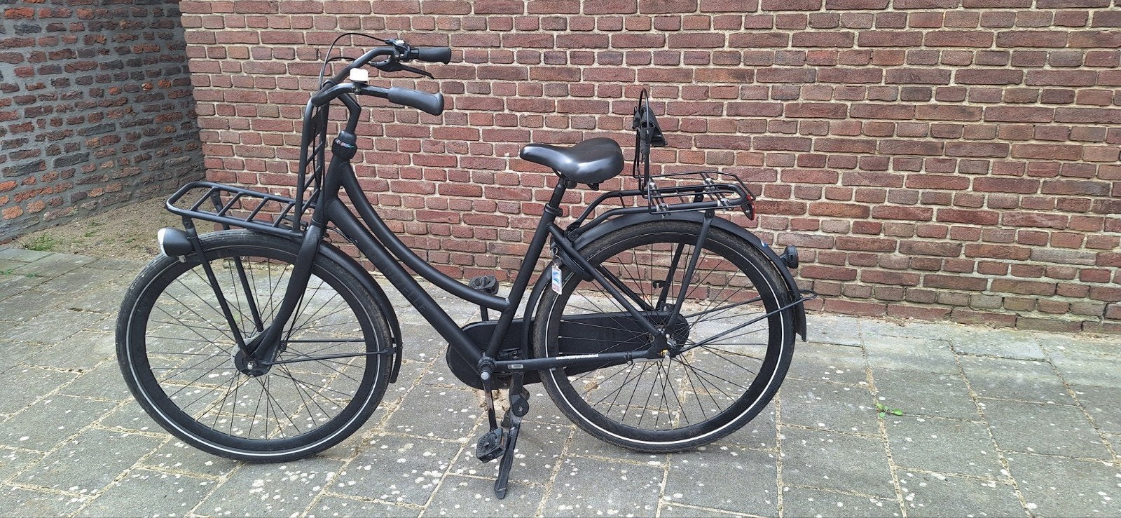 Gazelle Puurnl Damesfiets 28 inch - Mat Zwart, Fietsen en Brommers, Ophalen, Terugtraprem, Gebruikt, 47 tot 50 cm