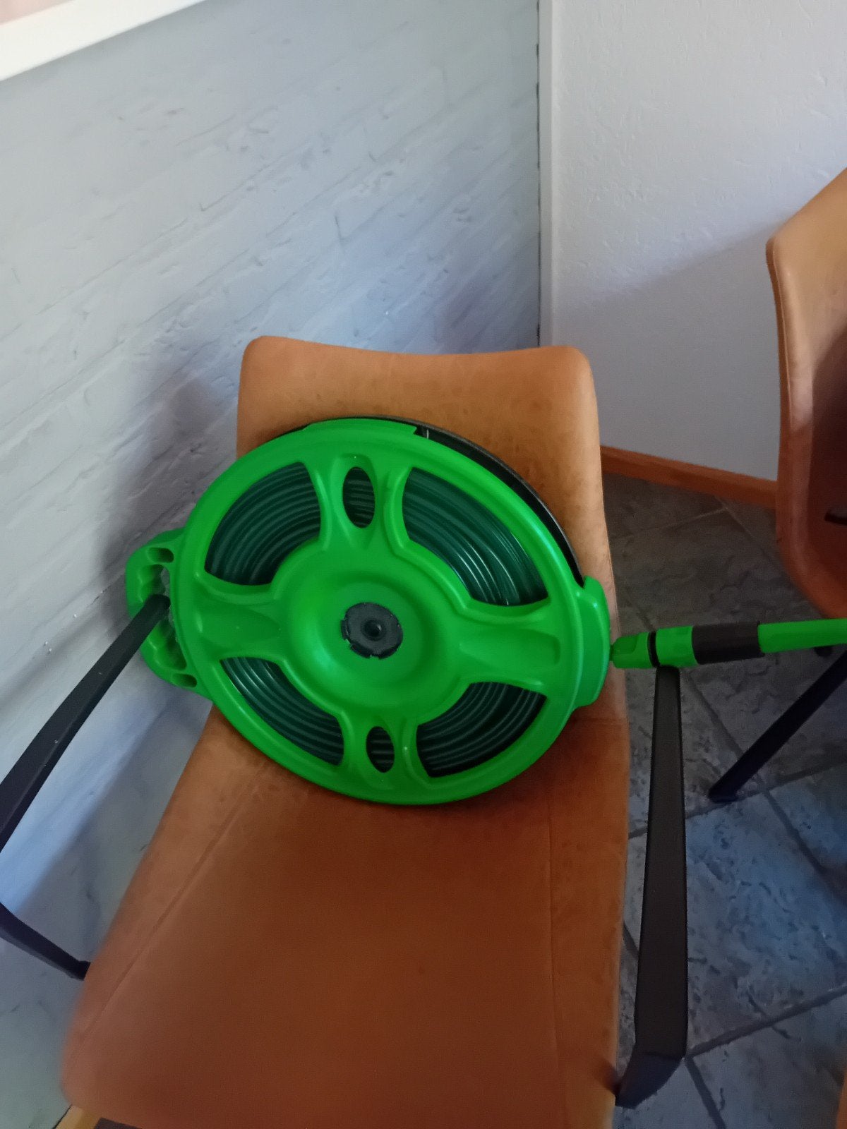 Te koop Slang haspel, Ophalen of Verzenden, Gebruikt