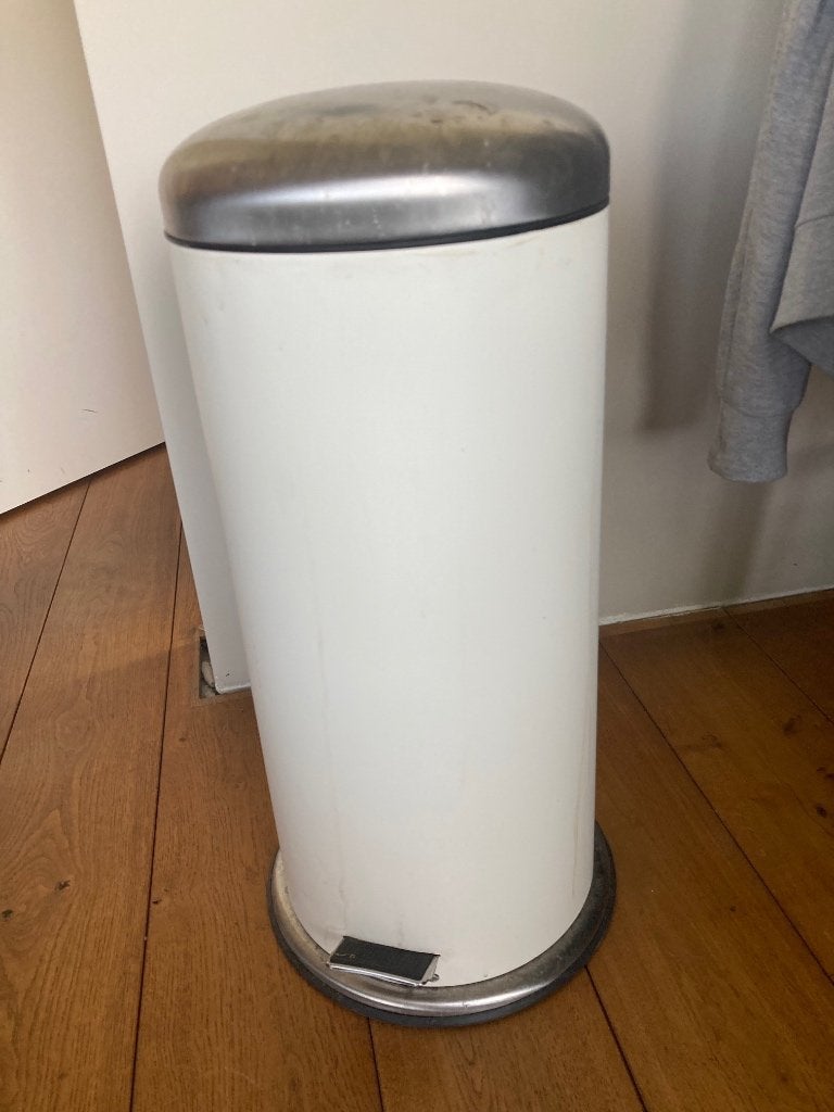 Pedaalemmer, Ophalen, Gebruikt, Met pedaal, Rvs