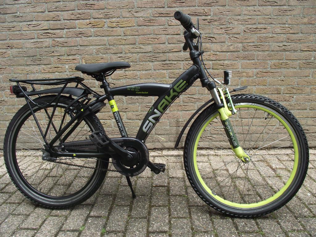 24 inch jongensfiets batavus snake  3 nexus versn + vering, Fietsen en Brommers, Fietsen | Jongens, Ophalen, Velgrem, Versnellingen