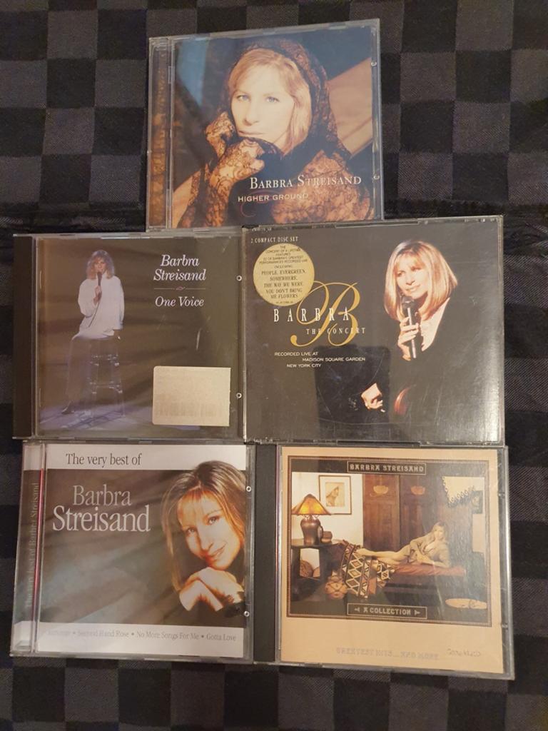 Barbra streisand 5 cd's voor 4 euro partij collectie cd, Verzenden, Gebruikt