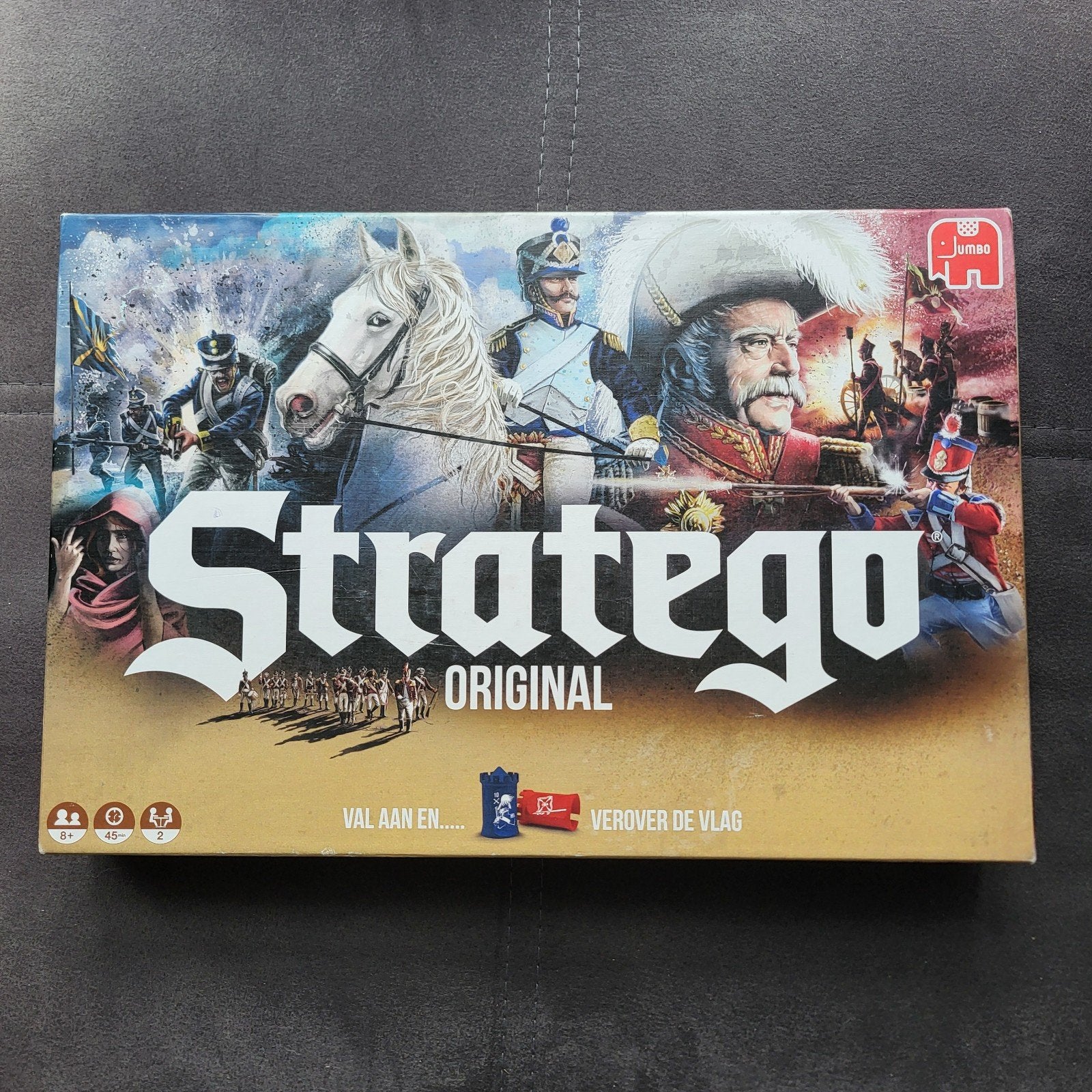 Stratego original, Hobby en Vrije tijd, Gezelschapsspellen | Bordspellen, Ophalen of Verzenden, Zo goed als nieuw