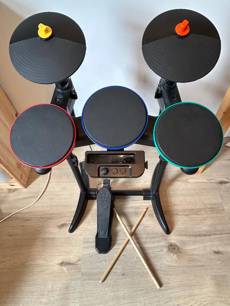 Guitar Hero Drums - Nintendo Wii, Spelcomputers en Games, Ophalen, Gebruikt, Wii, Gitaar, Drumstel of Dj-set