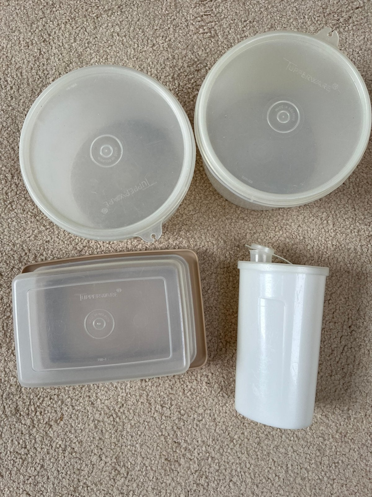 Tupperware bakjes+kaasdoos+schenkflesje v. siroop,, Ophalen of Verzenden, Zo goed als nieuw, Bak of Kom