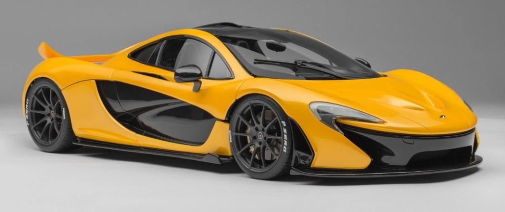 McLaren P1 Vulcano Yellow 1:8 van Amalgam