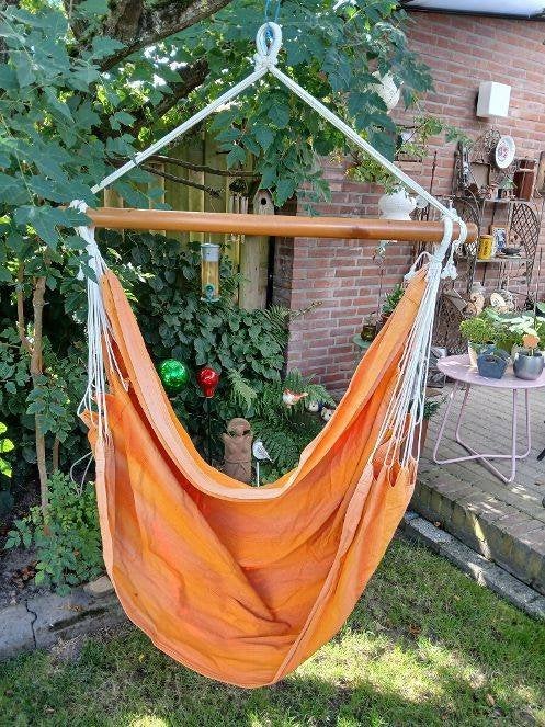 Hangmatstoel of hangstoel, Ophalen, Gebruikt, Eenpersoons, Buiten