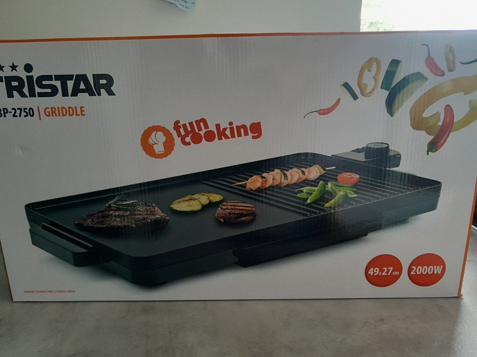 tristar bakplaat, Nieuw in de doos, Ophalen, Nieuw, Tafelgrill